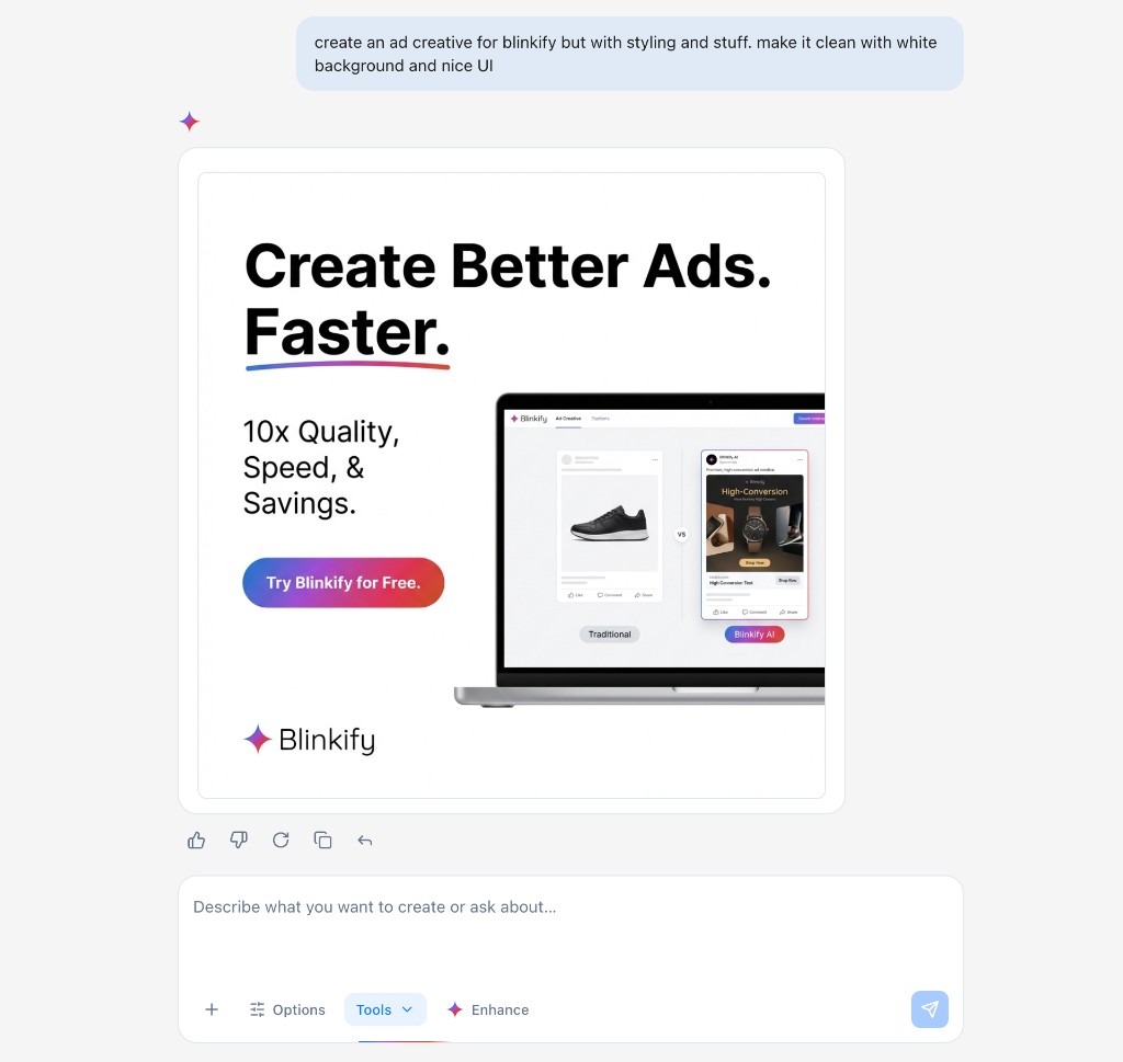 Get high converting Ad Creatives in a Blink